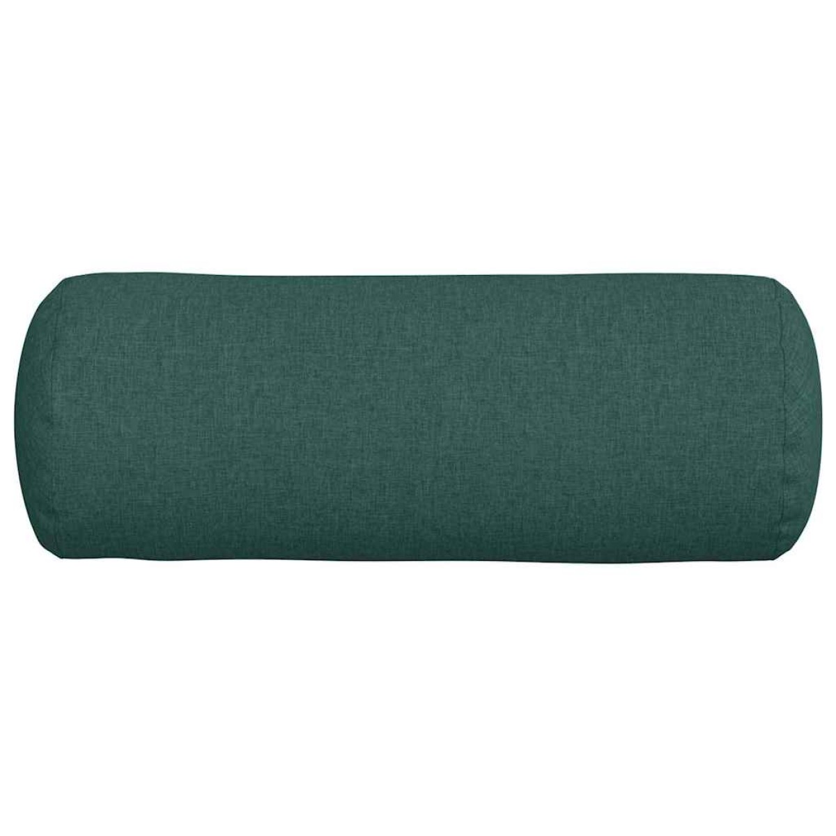 vidaXL Μαξιλάρια Στήριγμα 2 pcs Σκούρο Πράσινο Ø 25 x 70 cm ύφασμα