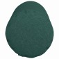 vidaXL Μαξιλάρια Στήριγμα 2 pcs Σκούρο Πράσινο Ø 25 x 70 cm ύφασμα
