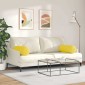 vidaXL Μαξιλάρια Στήριγμα 2 pcs Απαλό Κίτρινο Ø 25 x 70 cm ύφασμα