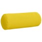 vidaXL Μαξιλάρια Στήριγμα 2 pcs Απαλό Κίτρινο Ø 25 x 70 cm ύφασμα