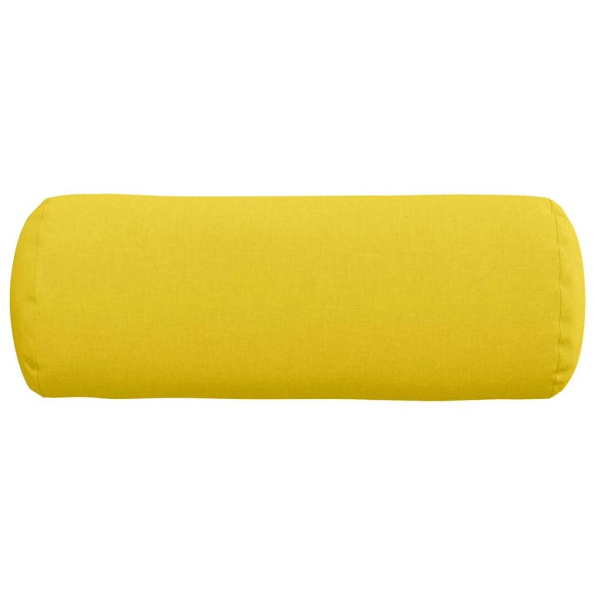 vidaXL Μαξιλάρια Στήριγμα 2 pcs Απαλό Κίτρινο Ø 25 x 70 cm ύφασμα