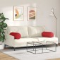 vidaXL Μαξιλάρια Στήριγμα 2 pcs Κόκκινο Ø 25 x 70 cm ύφασμα