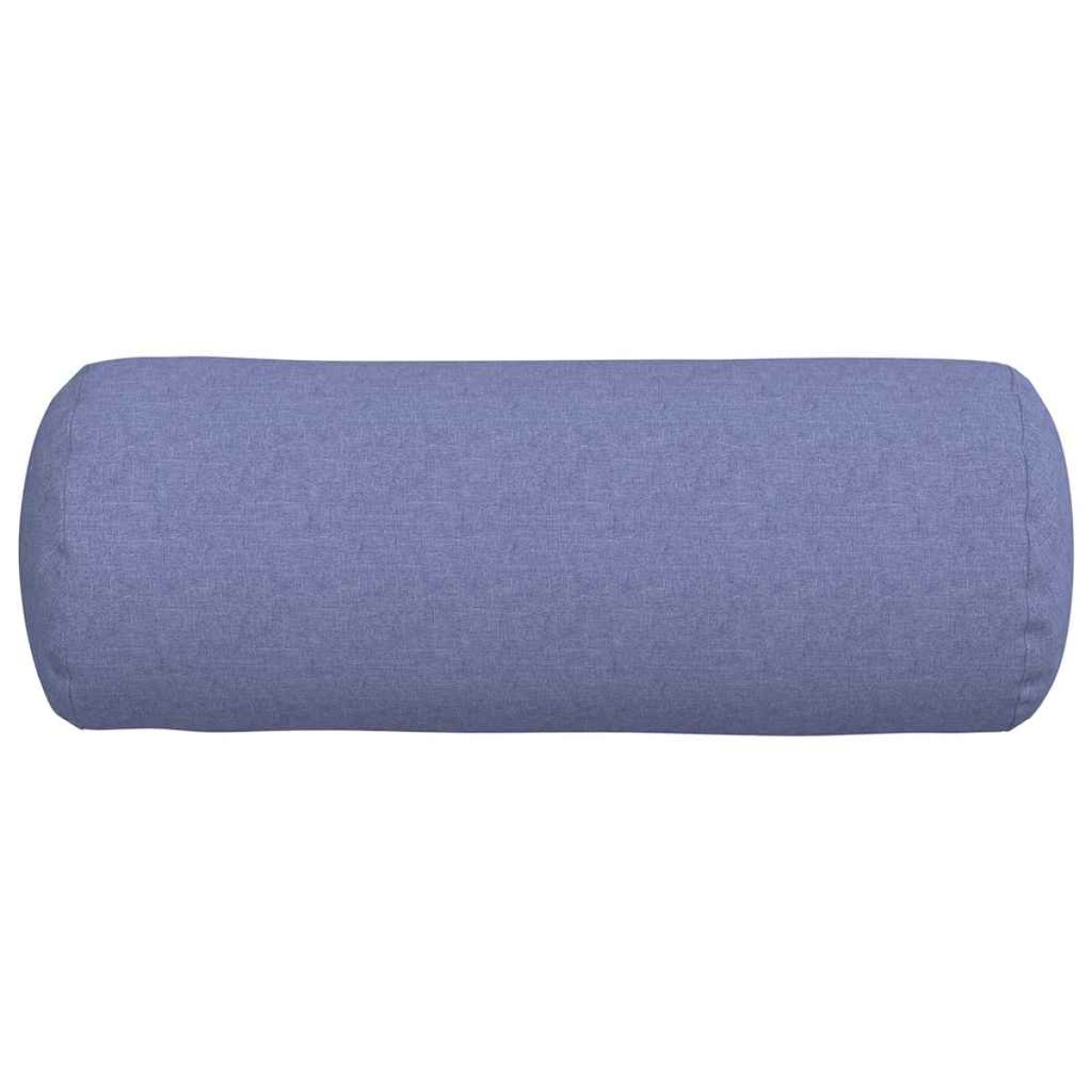 vidaXL Μαξιλάρια Στήριγμα 2 pcs Μπλε τζην Ø 25 x 70 cm ύφασμα