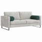 vidaXL Μαξιλάρια Στήριγμα 2 pcs Σκούρο Πράσινο Ø 25 x 70 cm