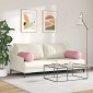 vidaXL Μαξιλάρια Στήριγμα 2 pcs Ροζ Ø 25 x 70 cm Υφασμάτινο Κορντουρά