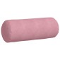 vidaXL Μαξιλάρια Στήριγμα 2 pcs Ροζ Ø 25 x 70 cm Υφασμάτινο Κορντουρά