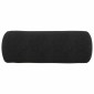 vidaXL Μαξιλάρια Στήριγμα 2 pcs Μαύρο Ø 25 x 70 cm