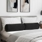 vidaXL Μαξιλάρια Στήριγμα 2 pcs Μαύρο Ø 25 x 70 cm