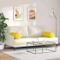 vidaXL Μαξιλάρια Στήριγμα 2 pcs Κίτρινο Ø 25 x 70 cm