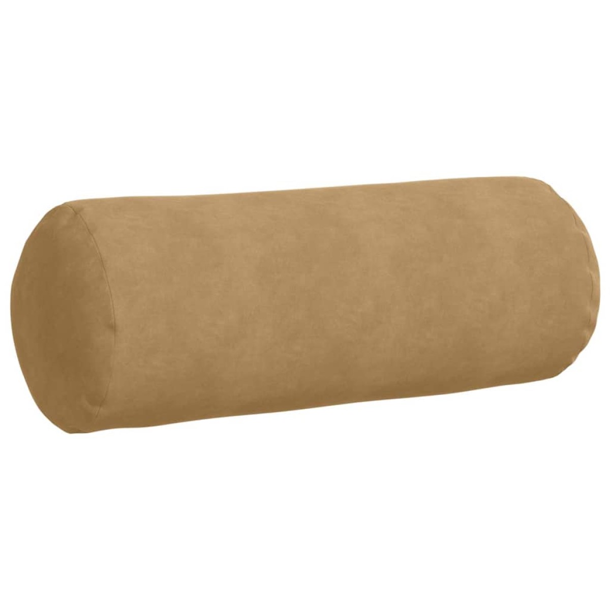 vidaXL Μαξιλάρια Στήριγμα 2 pcs Καφέ Ø 25 x 70 cm Υφασμάτινο Κορντουρά