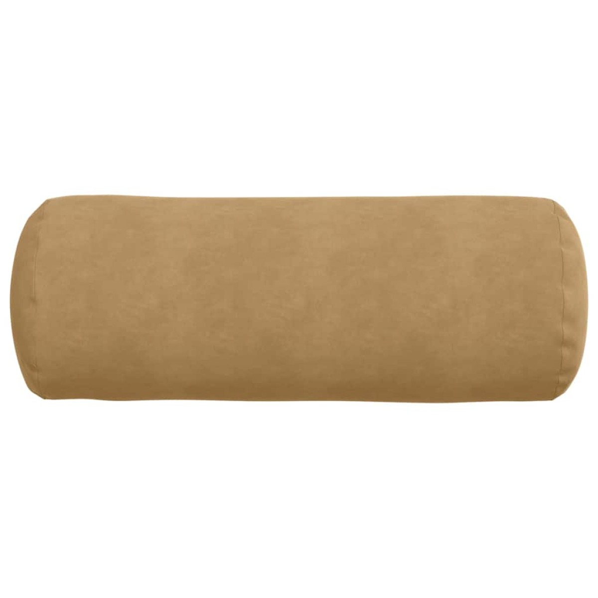 vidaXL Μαξιλάρια Στήριγμα 2 pcs Καφέ Ø 25 x 70 cm Υφασμάτινο Κορντουρά