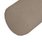 vidaXL Μαξιλάρια Στήριγμα 2 pcs Taupe Ø 25 x 70 cm Ύφασμα Μικροΐνας