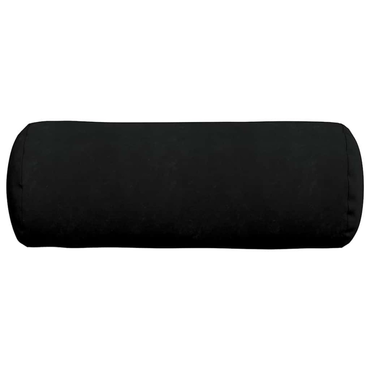 vidaXL Μαξιλάρια Στήριγμα 2 pcs Μαύρο Ø 25 x 70 cm Ύφασμα Μικροΐνας