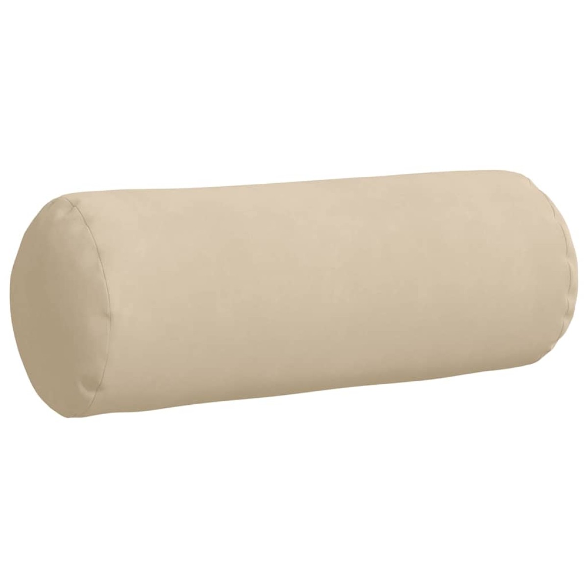 vidaXL Μαξιλάρια Στήριγμα 2 pcs Κρεμ Ø 25 x 70 cm Ύφασμα Μικροΐνας