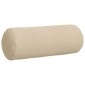 vidaXL Μαξιλάρια Στήριγμα 2 pcs Κρεμ Ø 25 x 70 cm Ύφασμα Μικροΐνας