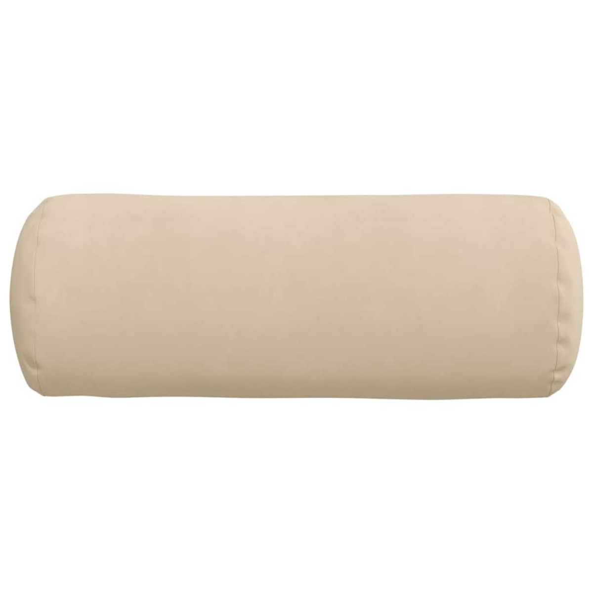 vidaXL Μαξιλάρια Στήριγμα 2 pcs Κρεμ Ø 25 x 70 cm Ύφασμα Μικροΐνας