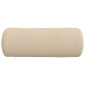 vidaXL Μαξιλάρια Στήριγμα 2 pcs Κρεμ Ø 25 x 70 cm Ύφασμα Μικροΐνας