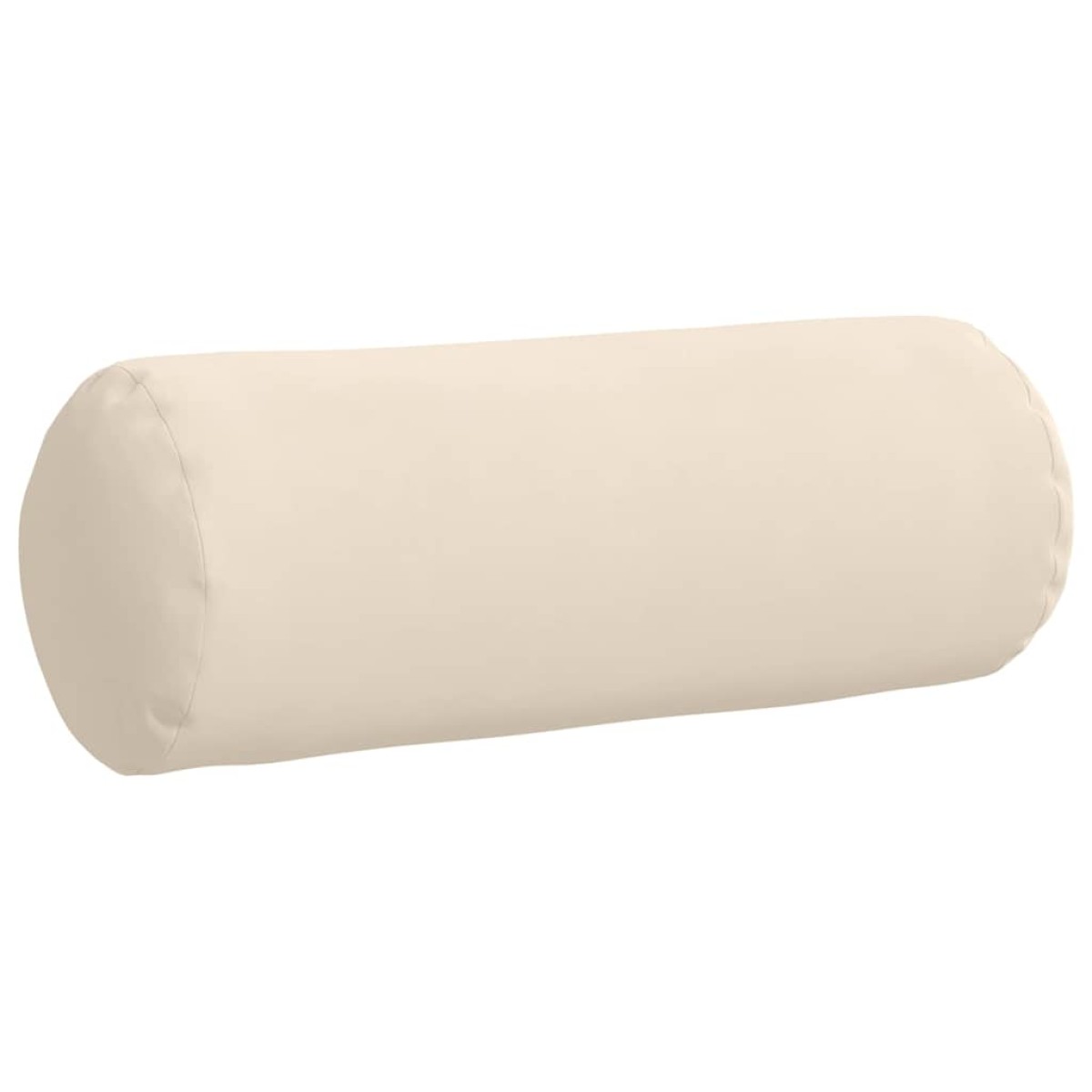 vidaXL Μαξιλάρια Στήριγμα 2 pcs Μπεζ Ø 25 x 70 cm Ύφασμα Μικροΐνας