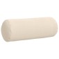 vidaXL Μαξιλάρια Στήριγμα 2 pcs Μπεζ Ø 25 x 70 cm Ύφασμα Μικροΐνας
