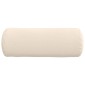 vidaXL Μαξιλάρια Στήριγμα 2 pcs Μπεζ Ø 25 x 70 cm Ύφασμα Μικροΐνας