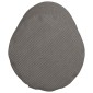 vidaXL Μαξιλάρια Στήριγμα 2 pcs Ανοιχτό γκρι Ø 25 x 70 cm
