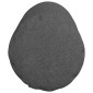 vidaXL Μαξιλάρια Στήριγμα 2 pcs Σκούρο Γκρι Ø 25 x 70 cm