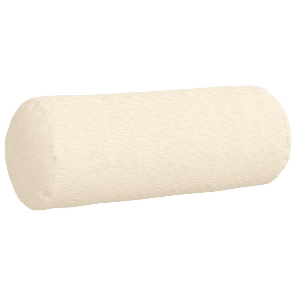vidaXL Μαξιλάρια Στήριγμα 2 pcs Κρεμ Ø 25 x 70 cm Υφασμάτινο Κορντουρά