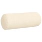 vidaXL Μαξιλάρια Στήριγμα 2 pcs Κρεμ Ø 25 x 70 cm Υφασμάτινο Κορντουρά