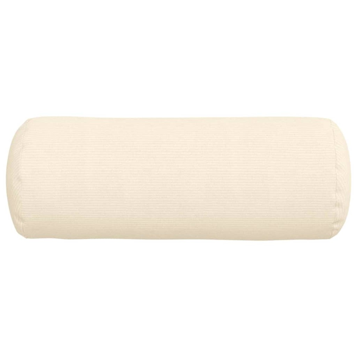 vidaXL Μαξιλάρια Στήριγμα 2 pcs Κρεμ Ø 25 x 70 cm Υφασμάτινο Κορντουρά