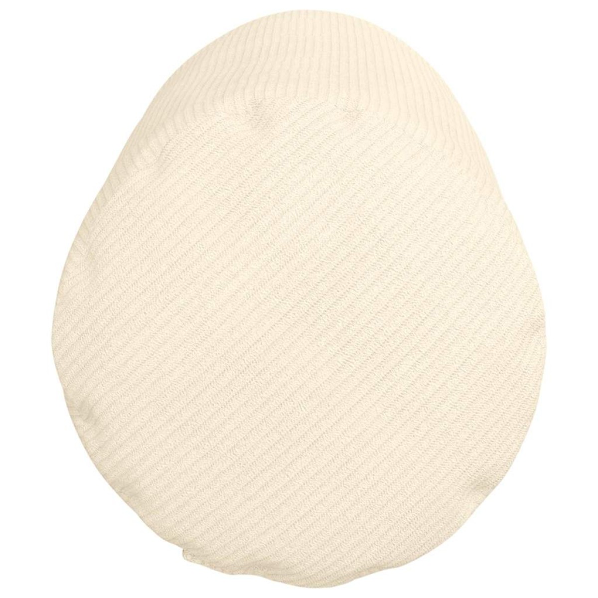 vidaXL Μαξιλάρια Στήριγμα 2 pcs Κρεμ Ø 25 x 70 cm Υφασμάτινο Κορντουρά