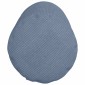 vidaXL Μαξιλάρια Στήριγμα 2 pcs Μπλε Ø 25 x 70 cm Υφασμάτινο Κορντουρά