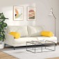 vidaXL Μαξιλάρια Στήριγμα 2 pcs Απαλό Κίτρινο Ø 25 x 70 cm