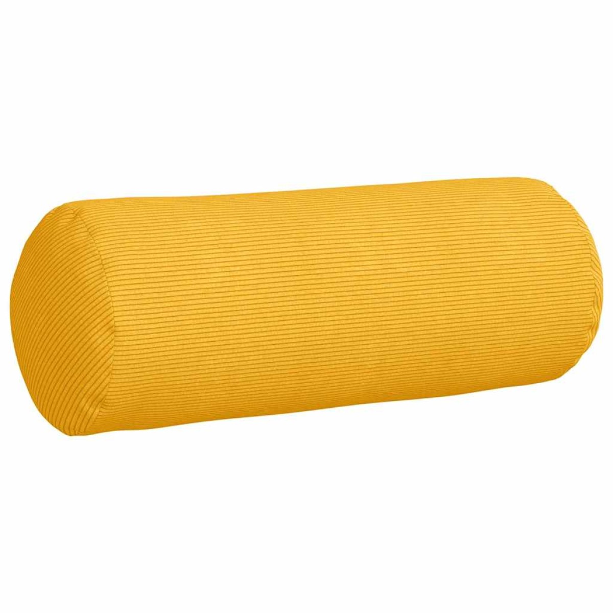 vidaXL Μαξιλάρια Στήριγμα 2 pcs Απαλό Κίτρινο Ø 25 x 70 cm