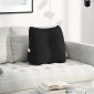vidaXL Μαξιλάρι Πλάτης Μαύρο 45 x 24 x 50 εκ ύφασμα