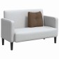 vidaXL Μαξιλάρι Πλάτης Καφέ 45 x 24 x 50 εκ ύφασμα
