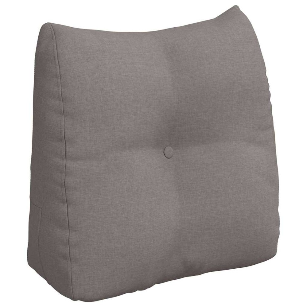 vidaXL Μαξιλάρι Πλάτης Taupe 45 x 24 x 50 εκ ύφασμα