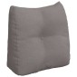 vidaXL Μαξιλάρι Πλάτης Taupe 45 x 24 x 50 εκ ύφασμα