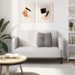 vidaXL Μαξιλάρι Πλάτης Taupe 45 x 24 x 50 εκ ύφασμα