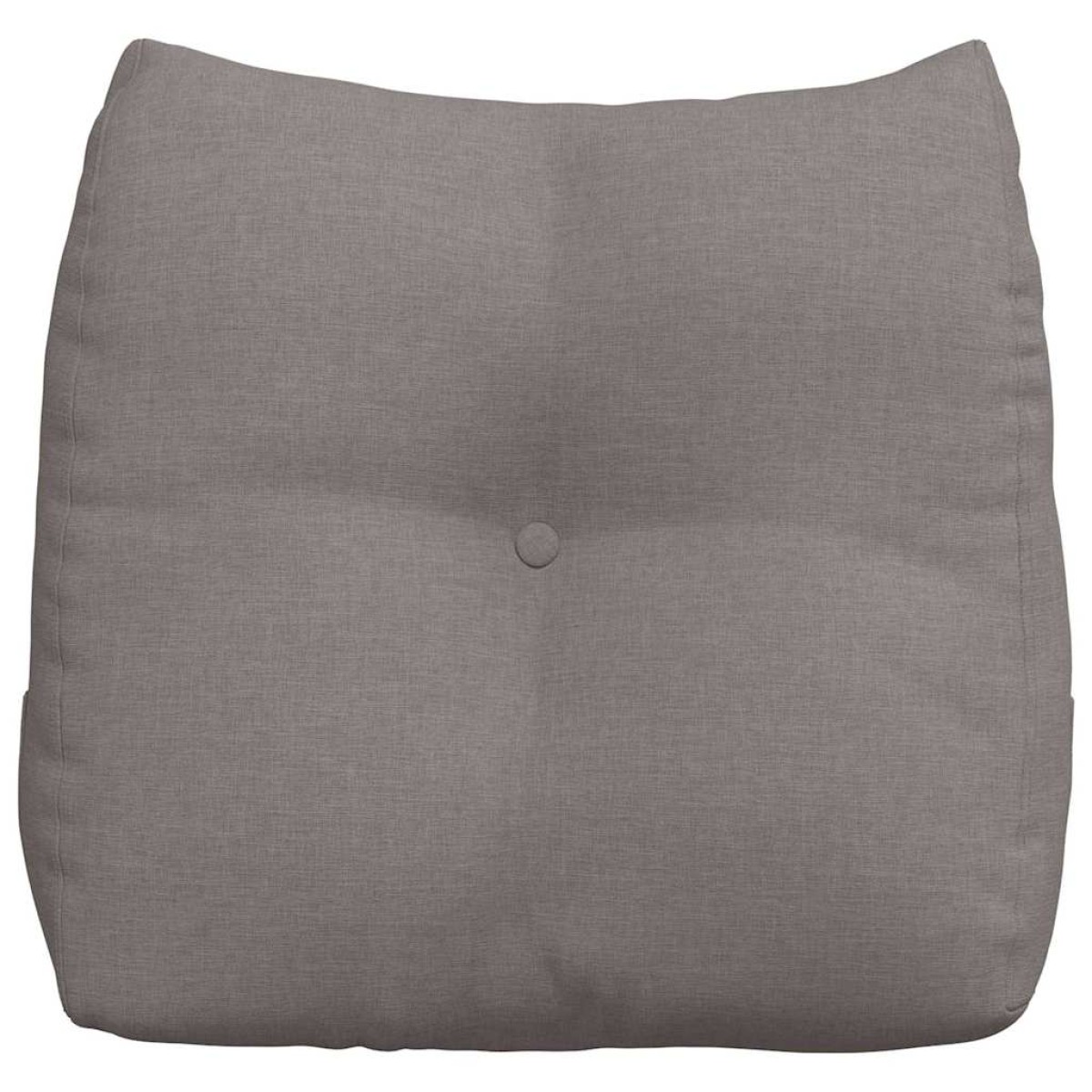 vidaXL Μαξιλάρι Πλάτης Taupe 45 x 24 x 50 εκ ύφασμα
