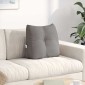 vidaXL Μαξιλάρι Πλάτης Taupe 45 x 24 x 50 εκ ύφασμα