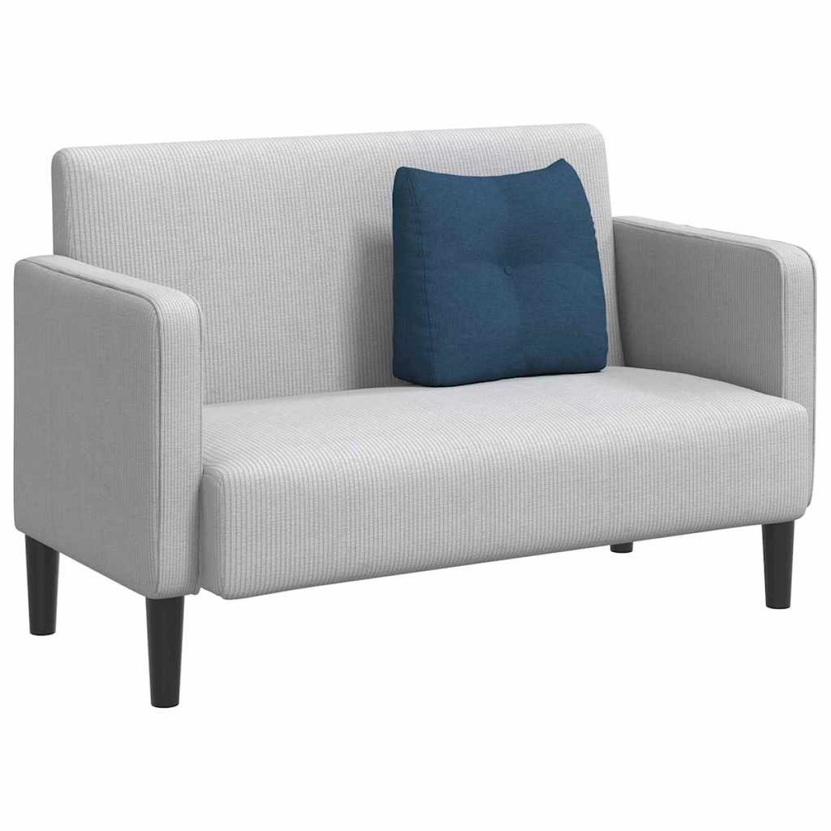 vidaXL Μαξιλάρι Πλάτης Μπλε 45 x 24 x 50 εκ ύφασμα