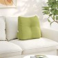 vidaXL Μαξιλάρι Πλάτης Ανοιχτό Πράσινο 45 x 24 x 50 εκ ύφασμα