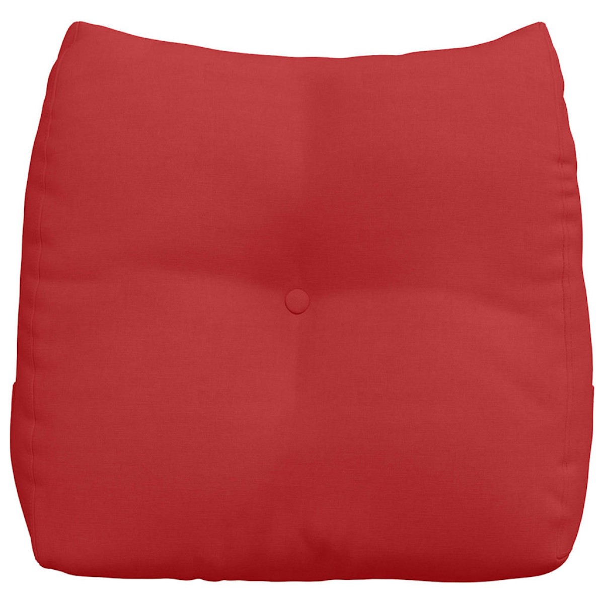 vidaXL Μαξιλάρι Πλάτης Κόκκινο 45 x 24 x 50 εκ ύφασμα