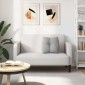 vidaXL Μαξιλάρι Πλάτης Σκίουρος Γκρί 45 x 24 x 50 εκ ύφασμα