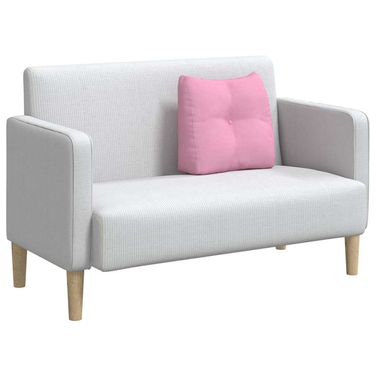 vidaXL Μαξιλάρι Πλάτης Ροζ 45 x 24 x 50 εκ ύφασμα