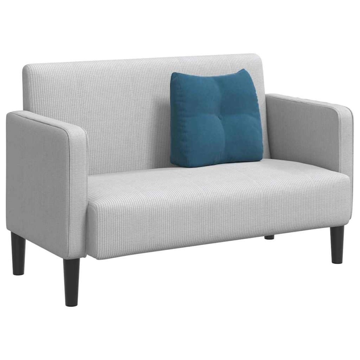 vidaXL Μαξιλάρι Πλάτης Μπλε 45 x 24 x 50 εκ Βελούδο