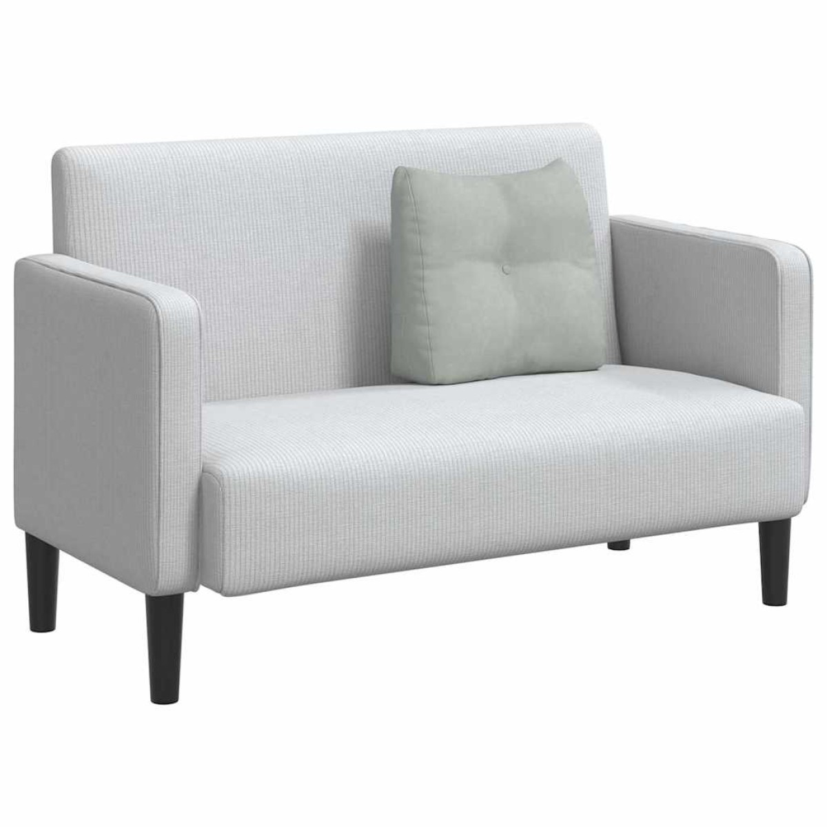 vidaXL Μαξιλάρι Πλάτης Ανοιχτό γκρι 45 x 24 x 50 εκ Βελούδο