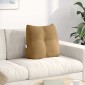 vidaXL Μαξιλάρι Πλάτης Καφέ 45 x 24 x 50 εκ Βελούδο