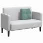 vidaXL Μαξιλάρι Πλάτης Θαλασσί 45 x 24 x 50 εκ Βελούδο