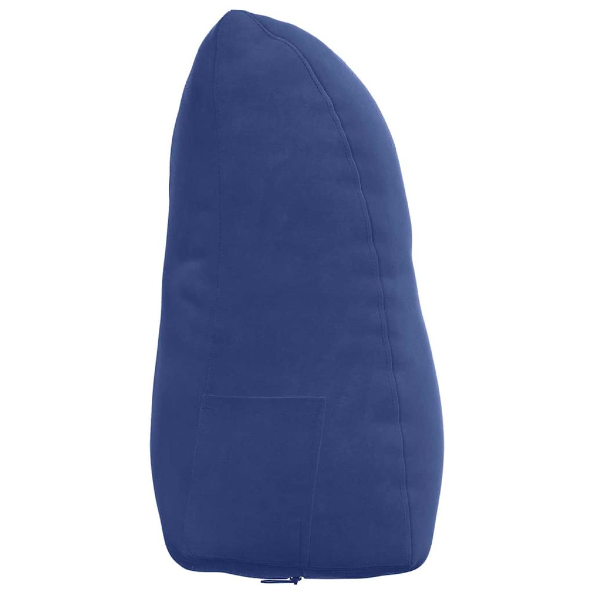 vidaXL Μαξιλάρι Πλάτης Μπλε Αστυνομίας 45 x 24 x 50 εκ Βελούδο